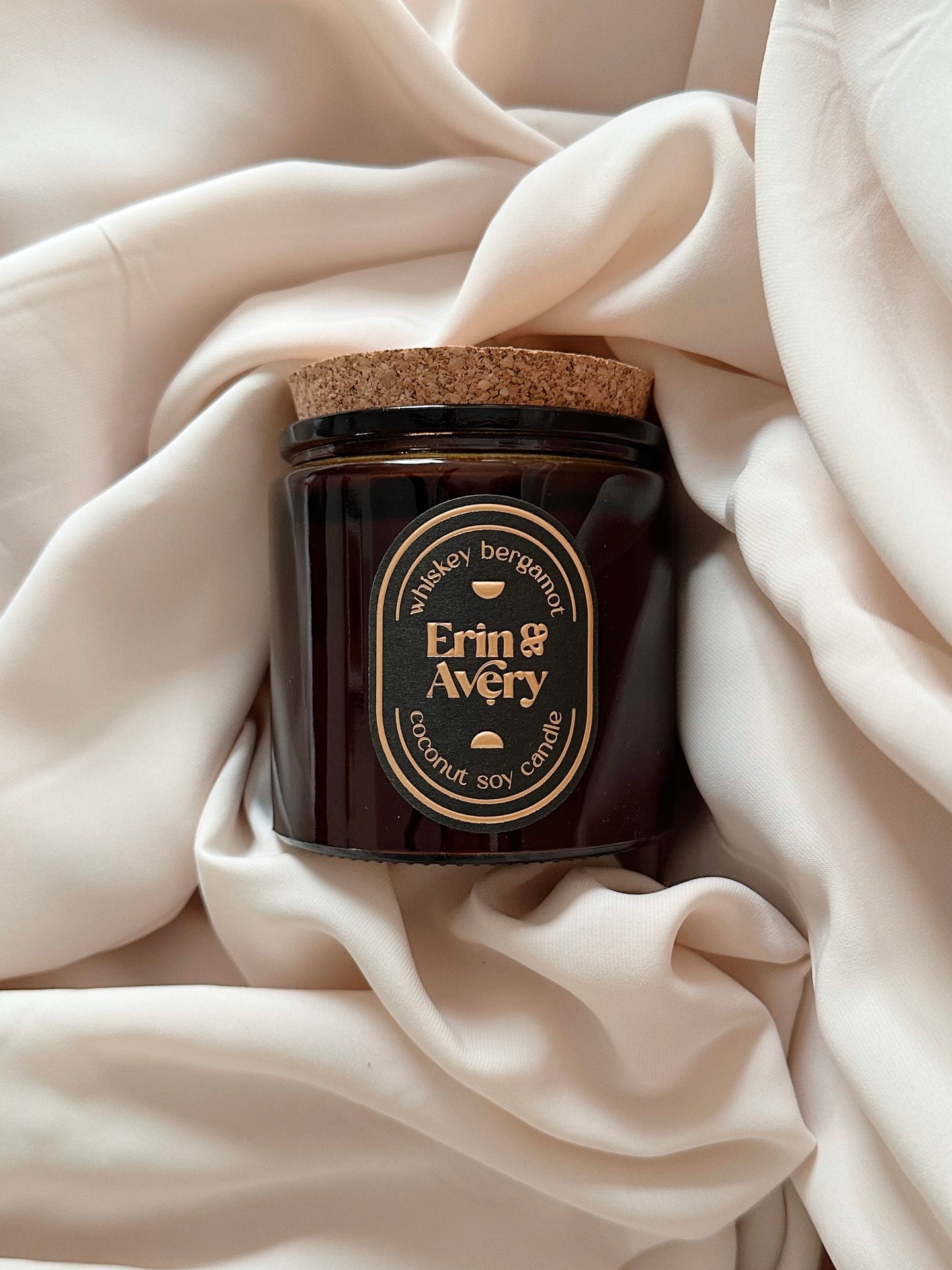 Optimistic | Whiskey Bergamot Candle by Erin & Avery